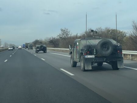 Военни колони на НАТО преминават през България до 22 април