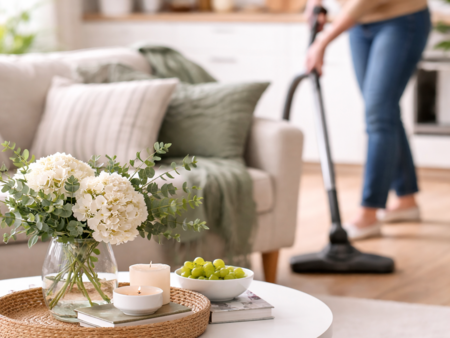 Тайни за бързо почистване преди гости