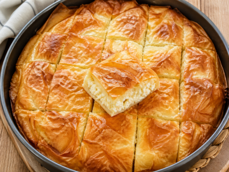 Традиционна баница със сирене - лесна рецепта