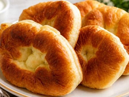 Лангош - унгарски мекици с картофи - пухкави и много вкусни