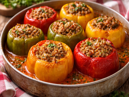 Пълнени чушки с кайма и ориз: тайната им