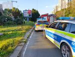 Освен полицията, на мястото има и пожарникари, които извадиха водача