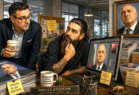 Затрупаха рекламна агенция с поръчки за портрети на Румен Радев