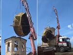 Кран изпусна купола на църквата „Св. Николай Мирликийски“ в село Голема Раковица, строена преди 169 години