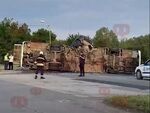 Автобус и три коли се сблъскаха