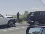 Ударили са се 3 автомобила, щетите са сериозни