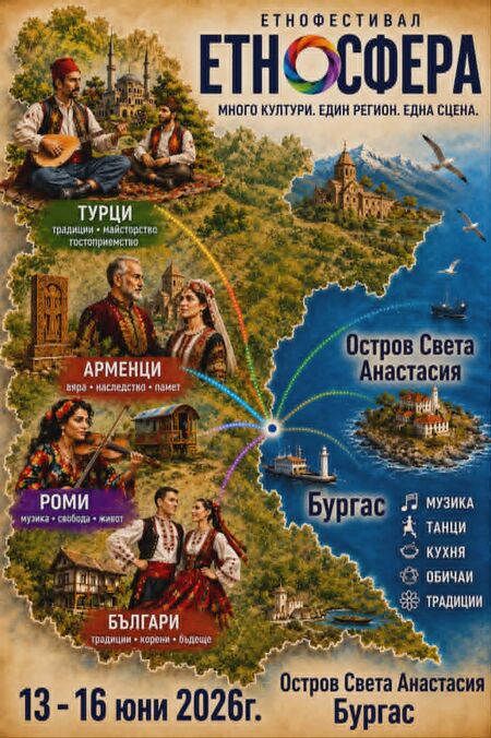Остров Света Анастасия става „Етносфера“