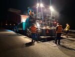 Екипите работеха от 20 ч. вечер до рано сутринта първата нощ в платното за Бургас, а през следващата в платното за София