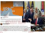 Тръмп твърди, че изтеклите условия за прекратяване на огъня в Иран са фалшиви, но сподели изявлението на иранския първи дипломат в социалните мрежи