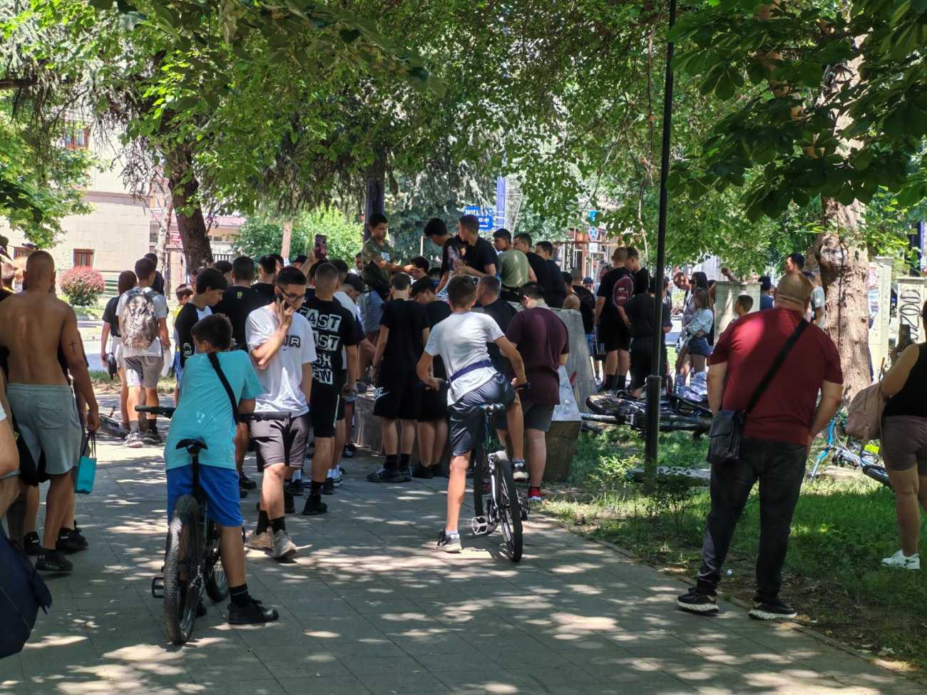 Те изглеждат неорганизирани не носят плакати и не скандират нещо