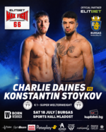 Константин Стойков с дебют на ринга на ELITBET MAX FIGHT 66 в Бургас срещу опасния Чарли Даинес