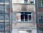 Пожарът е тръгнал от тази тераса, където е имало включен кухненски уред