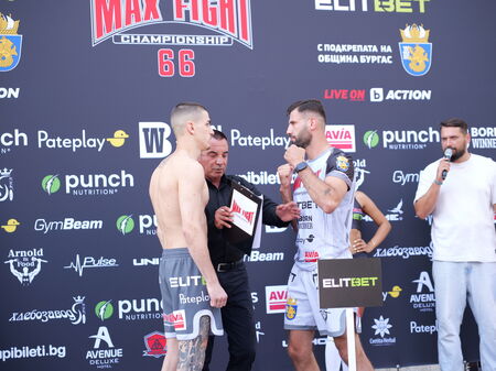 Бургас влезе в боен режим: Звездите на MAX FIGHT 66 минаха кантара