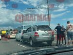 За щастие всички участници са се разминали само с уплаха от сблъсъка