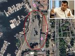 Това е паркингът в Стария град, собственост на фирма, в която акционер е бащата на бившия депутат Константин Бачийски