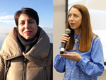 Лиляна Иванова - старши експерт от системата на Инспектората (вляво) заема поста на Валентина Камалиева (вдясно), която бе начело на РУО на МОН в Бургас малко повече от една година
