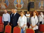 Появата на руския посланик Елеонора Митрофанова на службата на патриарха предизика напрежение, Митрофанова е в компанията на бившия вътрешен министър Румен Петков