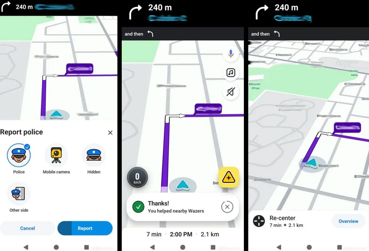 Waze с проблем: Сигналите за полиция и мобилни камери изчезват при част от шофьорите