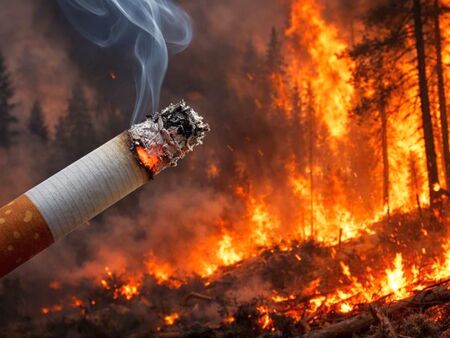 13-годишен подпали два пожара, нарочно хвърлил димяща цигара