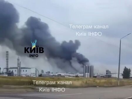 Руски дронове удариха Киев, поразен е и завод на американска компания