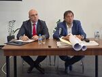 Трасето се планира като връзка от Турция до Румъния, обясни регионалният министър Иван Шишков (вдясно), който заедно с министъра на туризма Илин Димитров бяха на среща с бранша в Несебър
