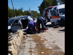 Тежкият сблъсък е между две коли край Полски Тръмбеш