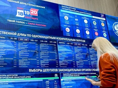 "Единна Русия" печели рекорден брой места в Държавната дума