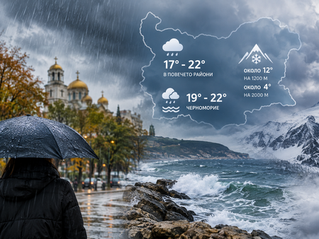Лятото приключи рязко: До 17 градуса, дъжд по морето и първи сняг над 2200 метра