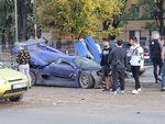 Това е размазаната кола, която катастрофира зрелищно тази вечер