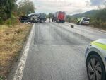 Трима загинаха при челен удар край Сопот, двама са ранени