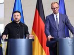 Руски дронове удариха Киев часове след пристигането на Мерц