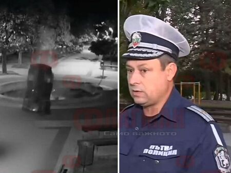 Пиян шофьор с АТВ прелетя през фонтан, жена е със счупен нос