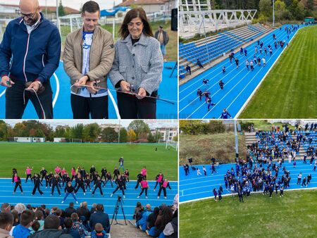 Новата лекоатлетическа писта в Царево открита със спортен празник