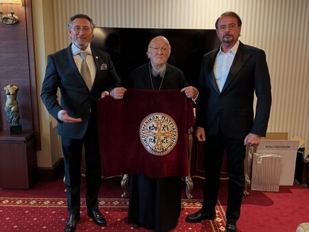 Вселенският патриарх Вартоломей се срещна с братя Диневи