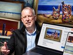 Картина на Георги Баев се продава в OLX, синът му Иво Баев твърди, че е поредният фалшификат