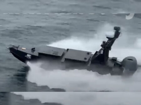 Моряци от CONTSHIP JET заснели дрона, преди да удари контейнеровоза край Калиакра (ВИДЕО)