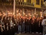 За 12-а поредна година Търговската гимназия организира традиционното факелно шествие по повод 1 ноември